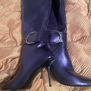 Purple boots